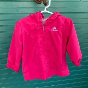 Adidas pink jacket 18 mo